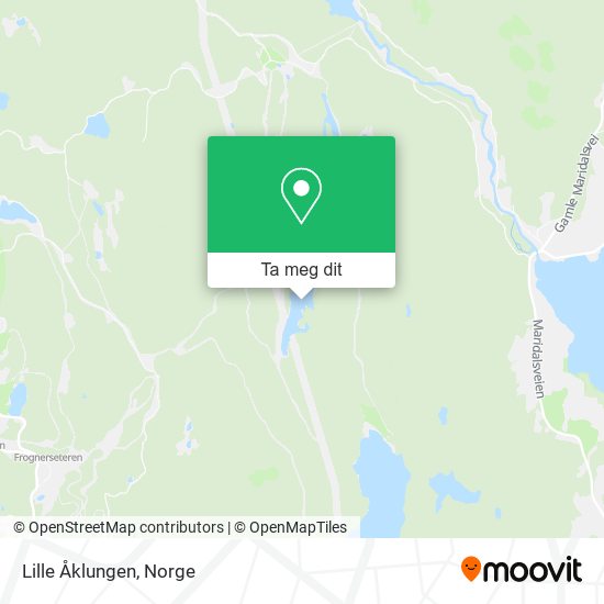 Lille Åklungen kart