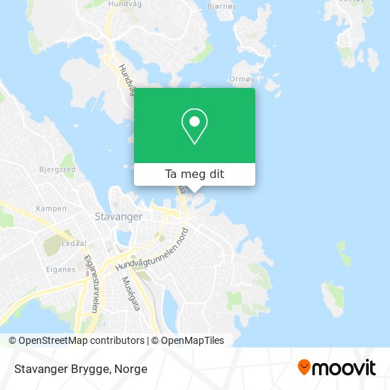 Stavanger Brygge kart