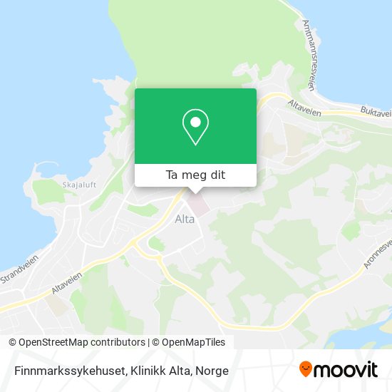 Finnmarkssykehuset, Klinikk Alta kart