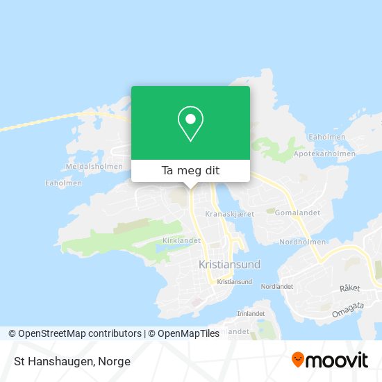 St Hanshaugen kart
