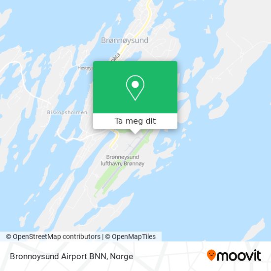 Bronnoysund Airport BNN kart