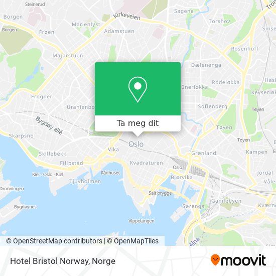 Hotel Bristol Norway kart