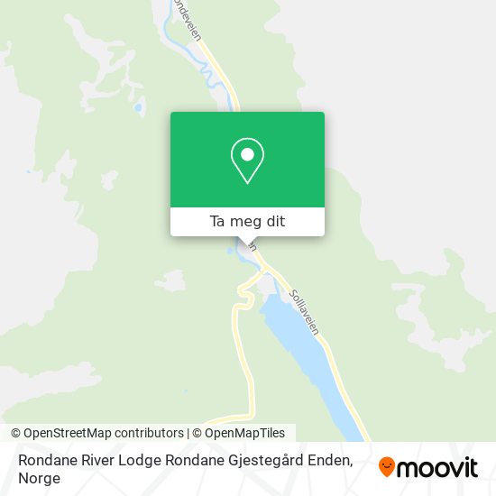 Rondane River Lodge Rondane Gjestegård Enden kart