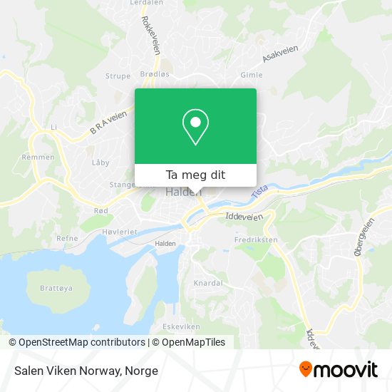 Salen Viken Norway kart