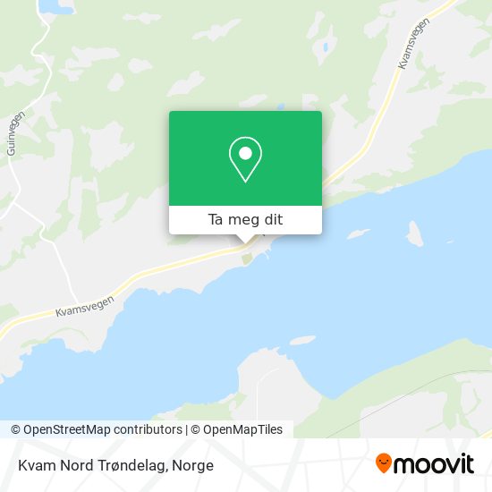 Kvam Nord Trøndelag kart