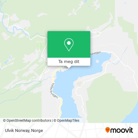 Ulvik Norway kart