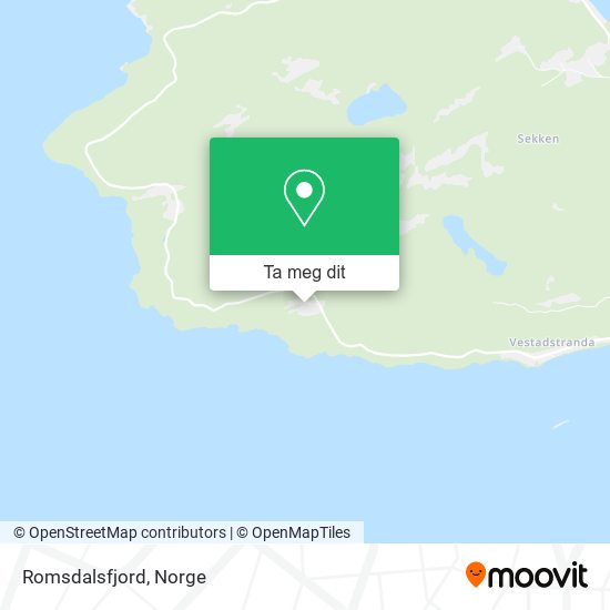 Romsdalsfjord kart