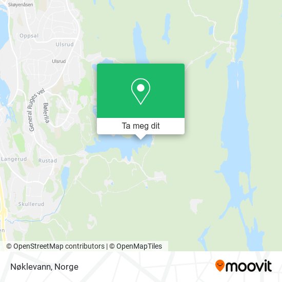 Nøklevann kart