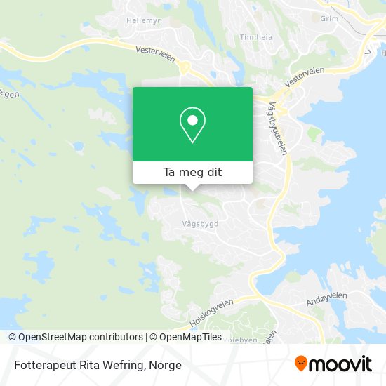 Fotterapeut Rita Wefring kart