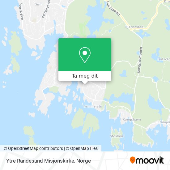 Ytre Randesund Misjonskirke kart