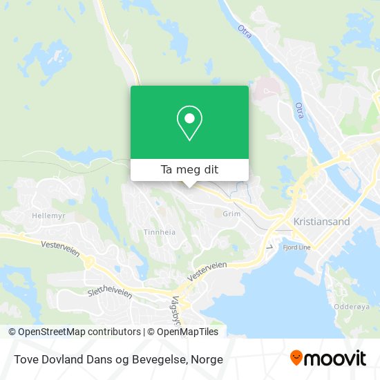 Tove Dovland Dans og Bevegelse kart