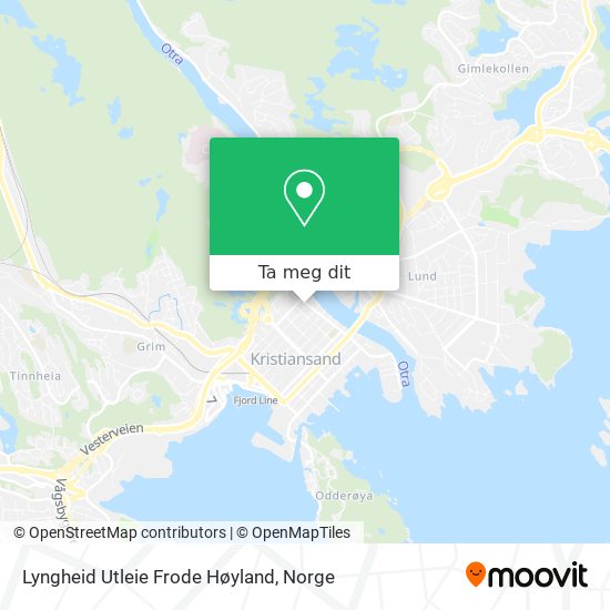 Lyngheid Utleie Frode Høyland kart