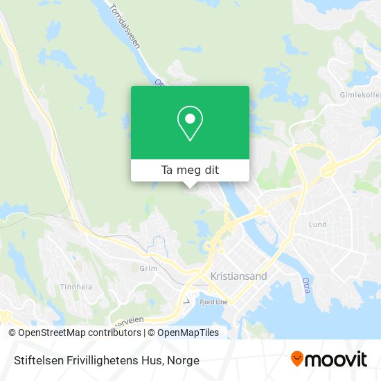 Stiftelsen Frivillighetens Hus kart