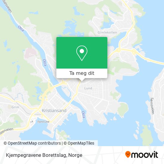 Kjempegravene Borettslag kart