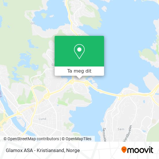 Glamox ASA - Kristiansand kart