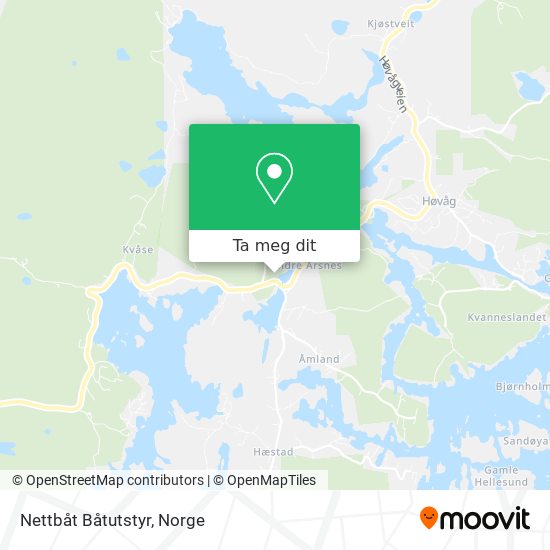 Nettbåt Båtutstyr kart