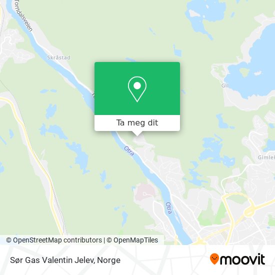 Sør Gas Valentin Jelev kart