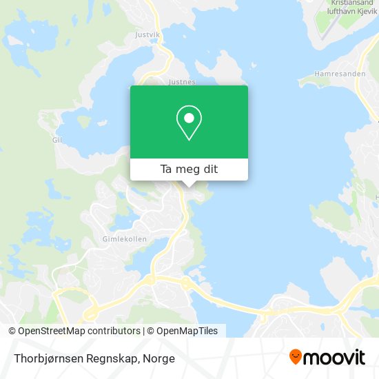 Thorbjørnsen Regnskap kart