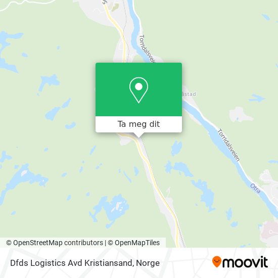 Dfds Logistics Avd Kristiansand kart