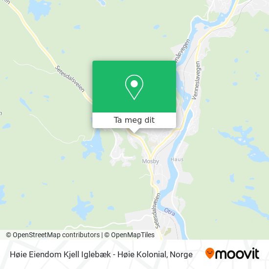 Høie Eiendom Kjell Iglebæk - Høie Kolonial kart