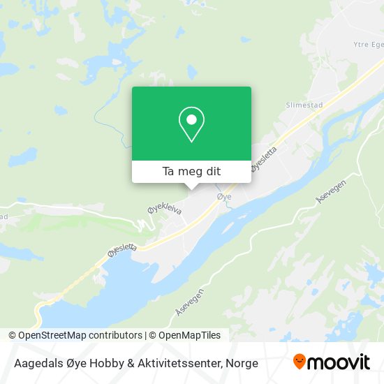 Aagedals Øye Hobby & Aktivitetssenter kart