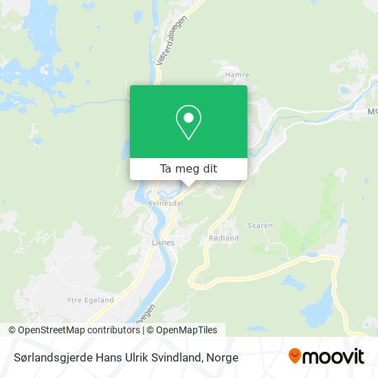 Sørlandsgjerde Hans Ulrik Svindland kart