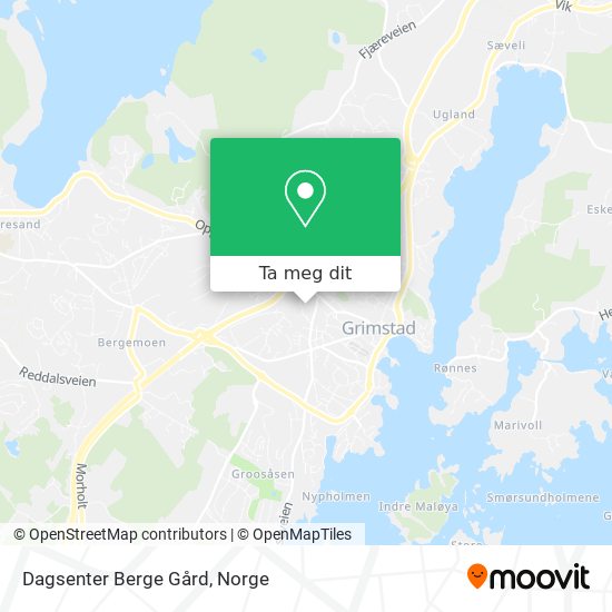 Dagsenter Berge Gård kart