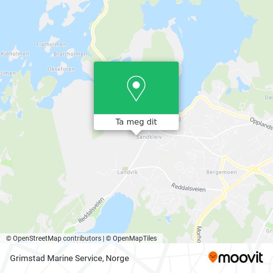 Grimstad Marine Service kart