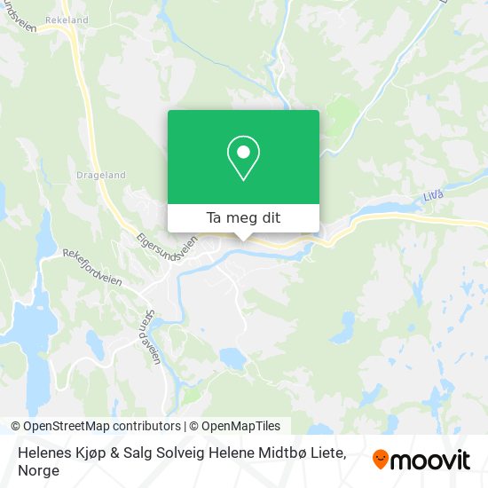 Helenes Kjøp & Salg Solveig Helene Midtbø Liete kart