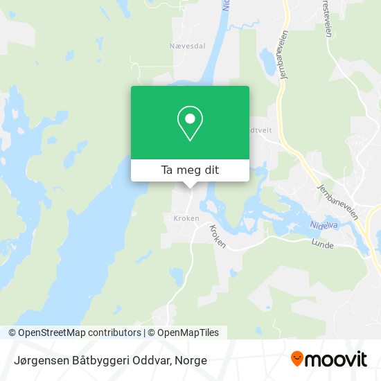 Jørgensen Båtbyggeri Oddvar kart