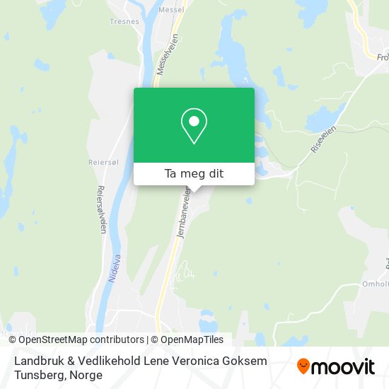 Landbruk & Vedlikehold Lene Veronica Goksem Tunsberg kart