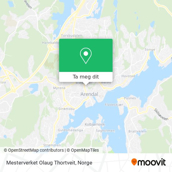 Mesterverket Olaug Thortveit kart