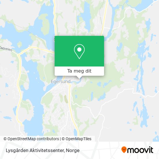 Lysgården Aktivitetssenter kart