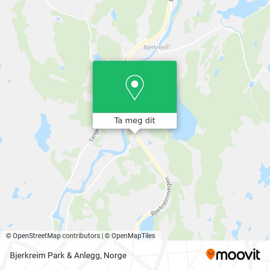 Bjerkreim Park & Anlegg kart