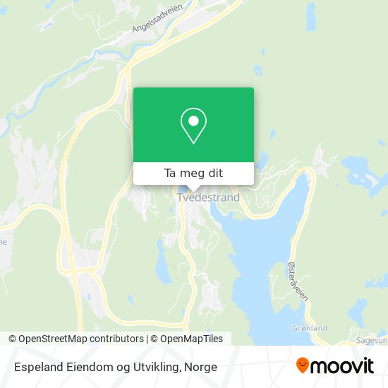 Espeland Eiendom og Utvikling kart