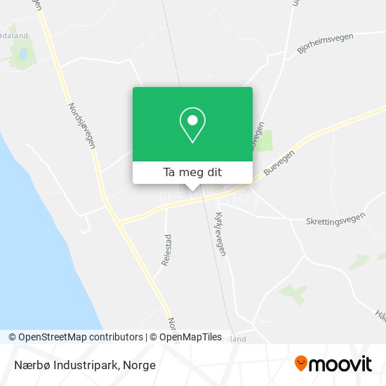 Nærbø Industripark kart