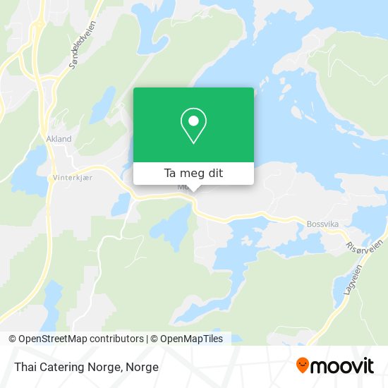 Thai Catering Norge kart