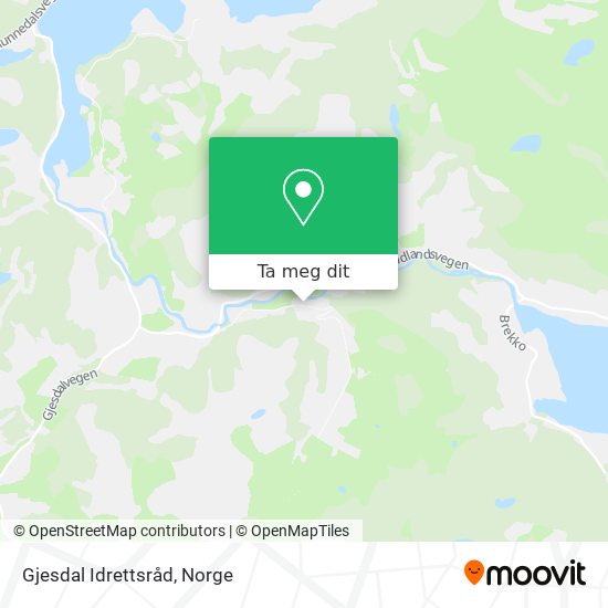 Gjesdal Idrettsråd kart