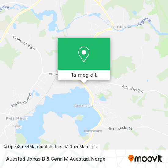 Auestad Jonas B & Sønn M Auestad kart