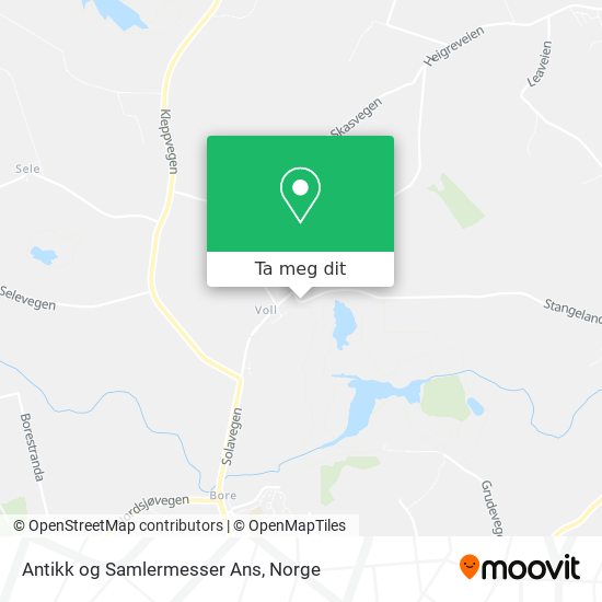 Antikk og Samlermesser Ans kart