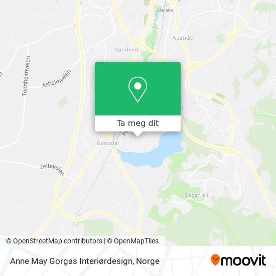 Anne May Gorgas Interiørdesign kart