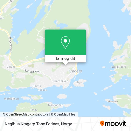 Neglbua Kragerø Tone Fodnes kart