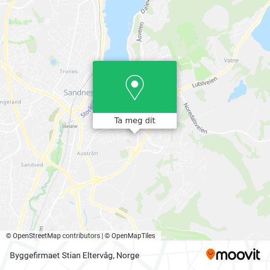 Byggefirmaet Stian Eltervåg kart