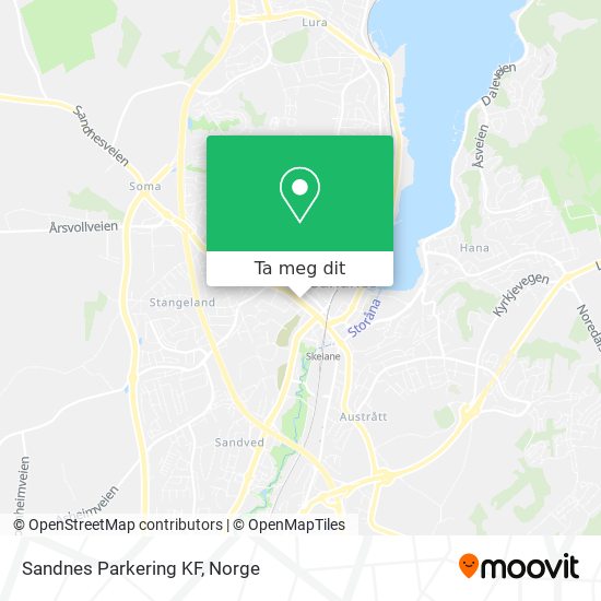 Sandnes Parkering KF kart