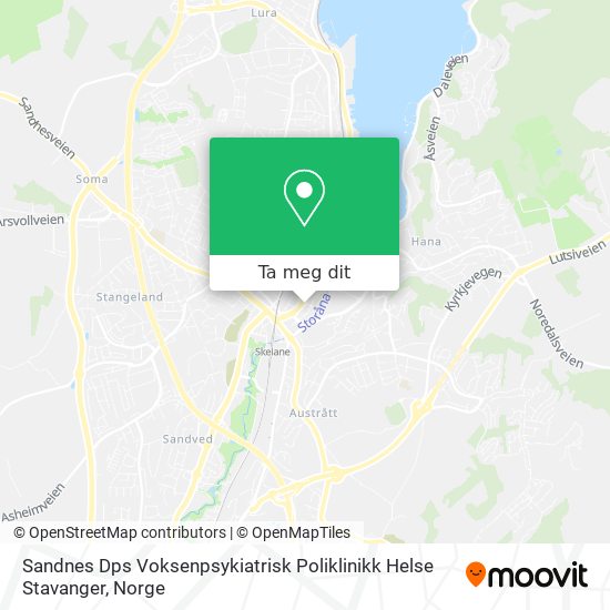 Sandnes Dps Voksenpsykiatrisk Poliklinikk Helse Stavanger kart