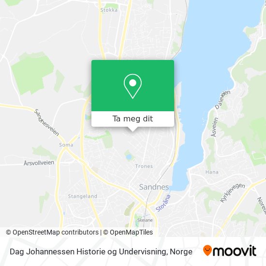 Dag Johannessen Historie og Undervisning kart