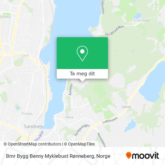Bmr Bygg Benny Myklebust Rønneberg kart