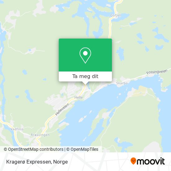 Kragerø Expressen kart