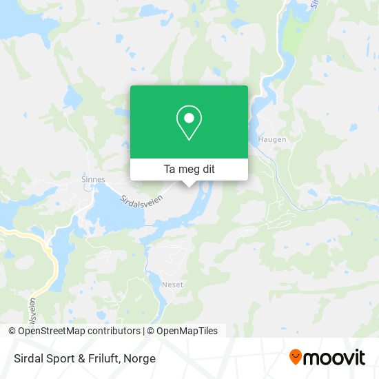 Sirdal Sport & Friluft kart