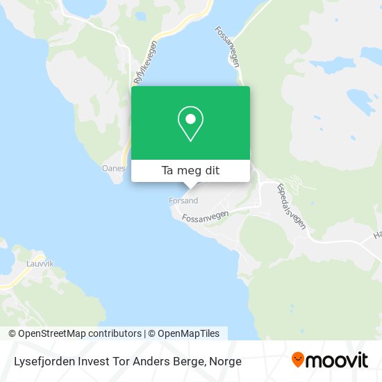 Lysefjorden Invest Tor Anders Berge kart